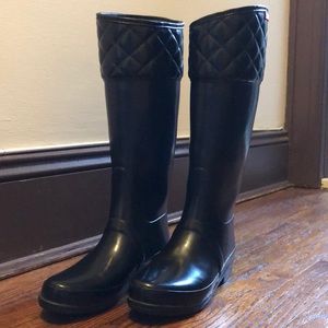 Hunter Quilted Tall Welly